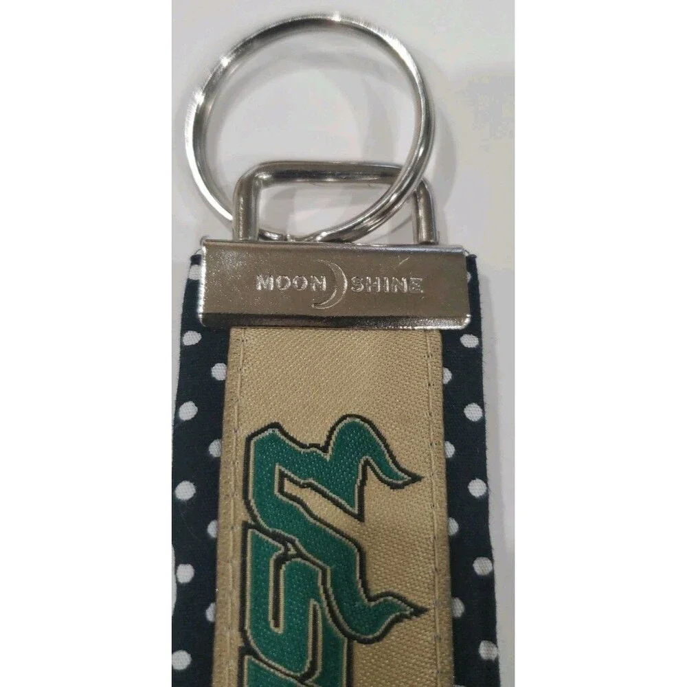 USF University Of Southern Florida Bulls Keychain Green Bull Logo NCAA